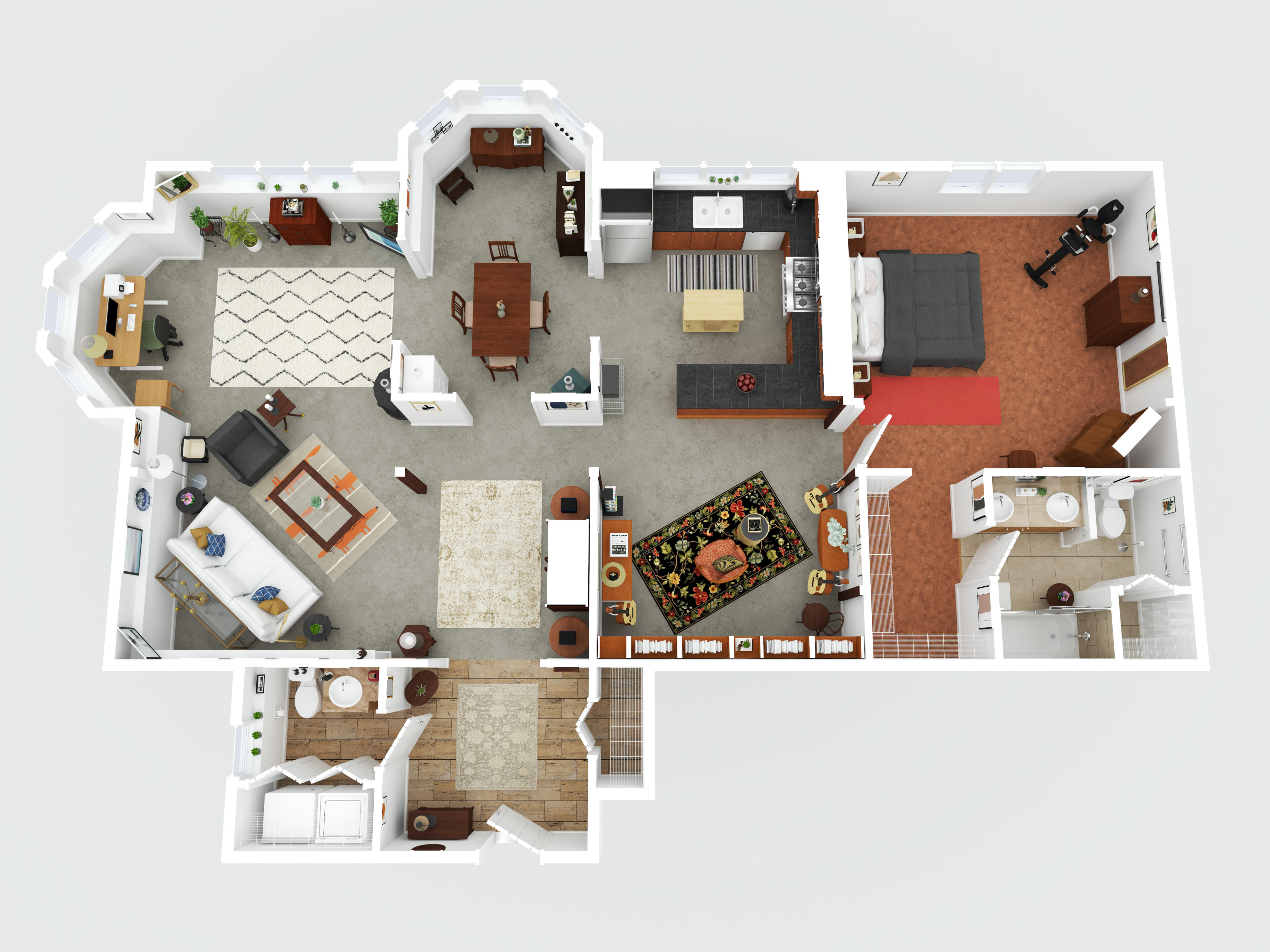 3D floor plan